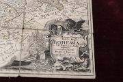 Bernard Ferdinand ERBERG, Mappa Geographica Totius Regni BOHEMIÆ. Wien: Johann Christoph Winkler, [ca 1760]. Národní knihovna ČR, sig. 62 B 132.