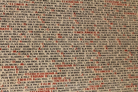 Památník v Pinkasově synagoze