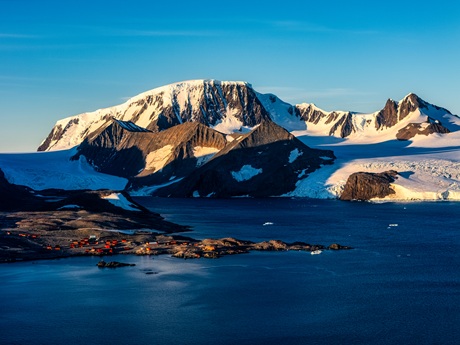 There are several research stations in Antarctica.