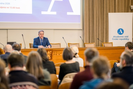 Radomír Pánek, CAS President, at the seminar What’s New in Supporting Excellence and Research Careers at the Czech Academy of Sciences