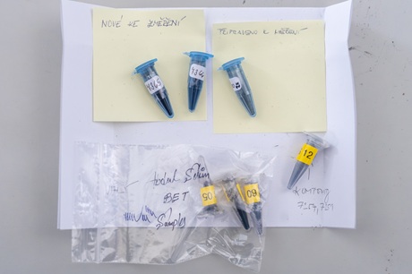 Vzorky nanostrukturních materiálů